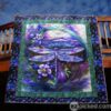 Night Glowing Dragonfly Quilt Blanket Ylh5  Quilt